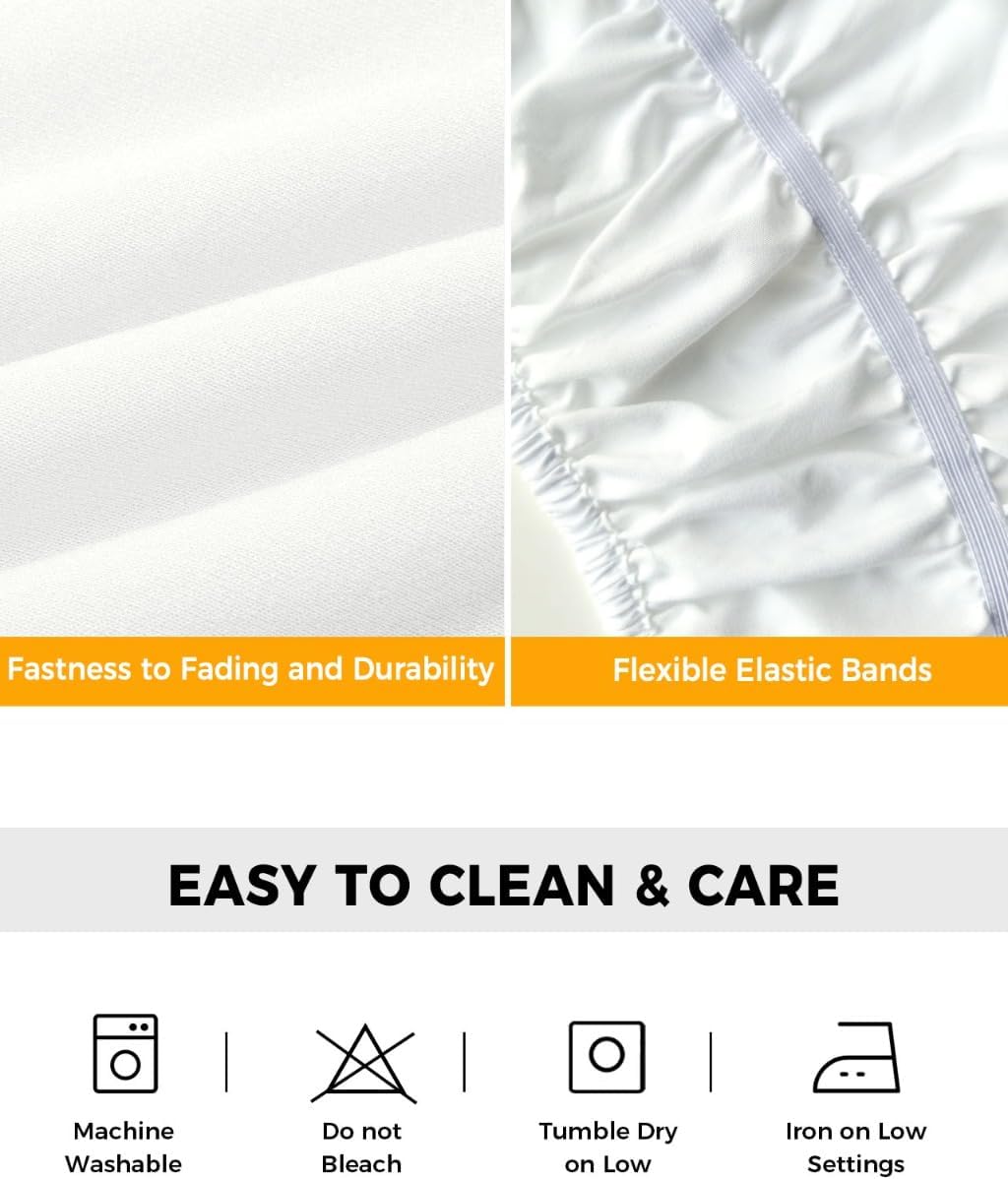 Yellow Lemon Bed Skirt Queen Size 16 Inch Drop, Adjustable Elastic Wrap Around Bed Skirts Easy Fitting Dust Ruffle Bedskirt Bed Frame Cover Blue Flower Botanical Blossom Motif Spring